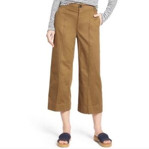 Madewell Langford Crop Wide Leg Pintuck Pants sz 24